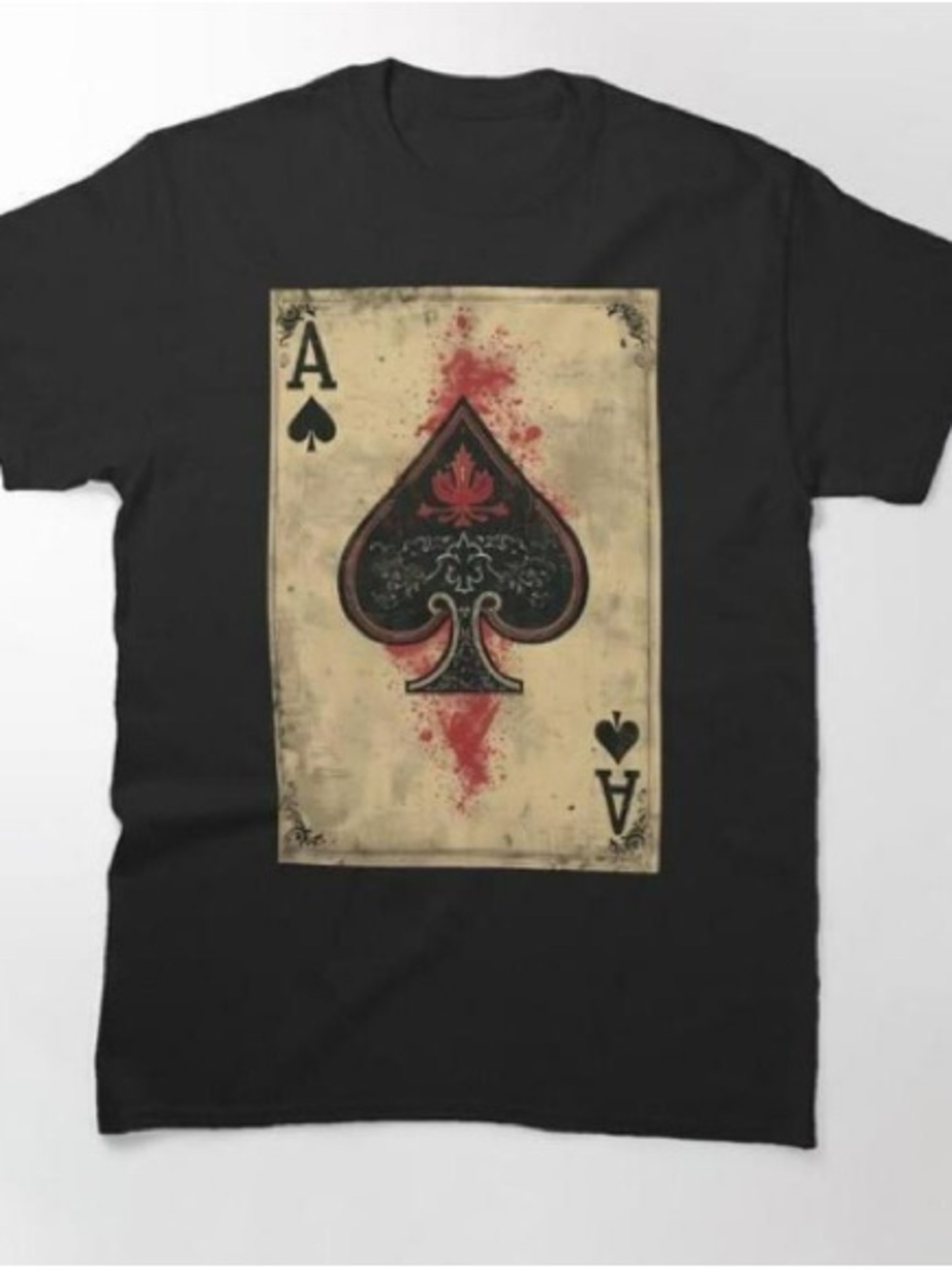 Antique Ace Of Spades Classic T-Shirt Unisex